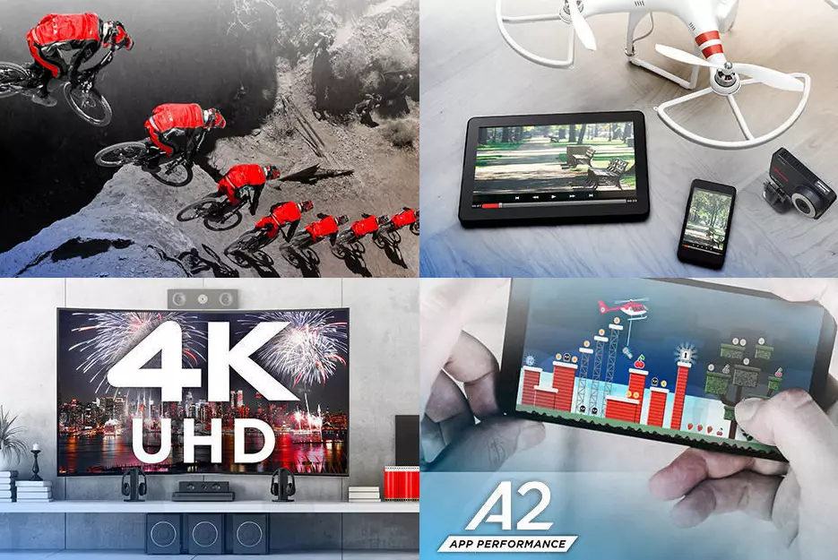 Karta pamięci Sandisk Extreme microSDXC 128 GB A2 C10 V30 UHS-I U3 ActionCam (160 MB/s) + Adapter SD